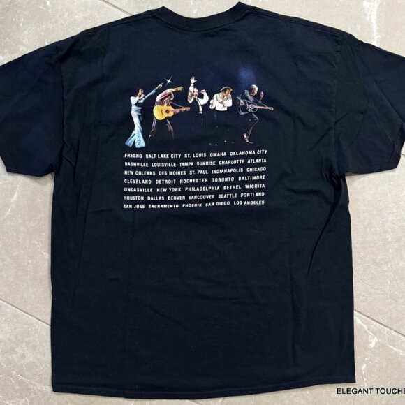 Neil Diamond 50th Anniversary Tour Concert T-Shirt L XL Black 2017 Graphic Crew - Picture 4 of 10